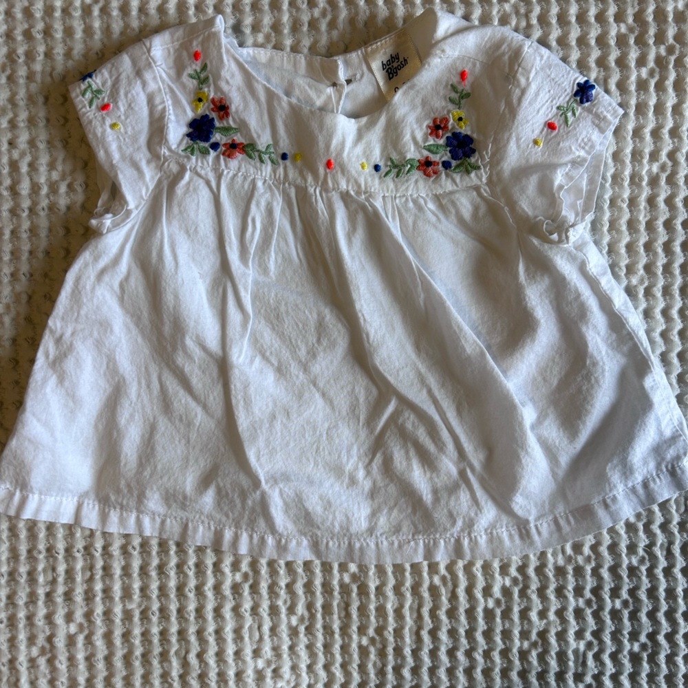 Baby b’gosh embroidered top